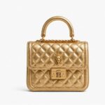 Aurelia Quilted Top-Handle Bag